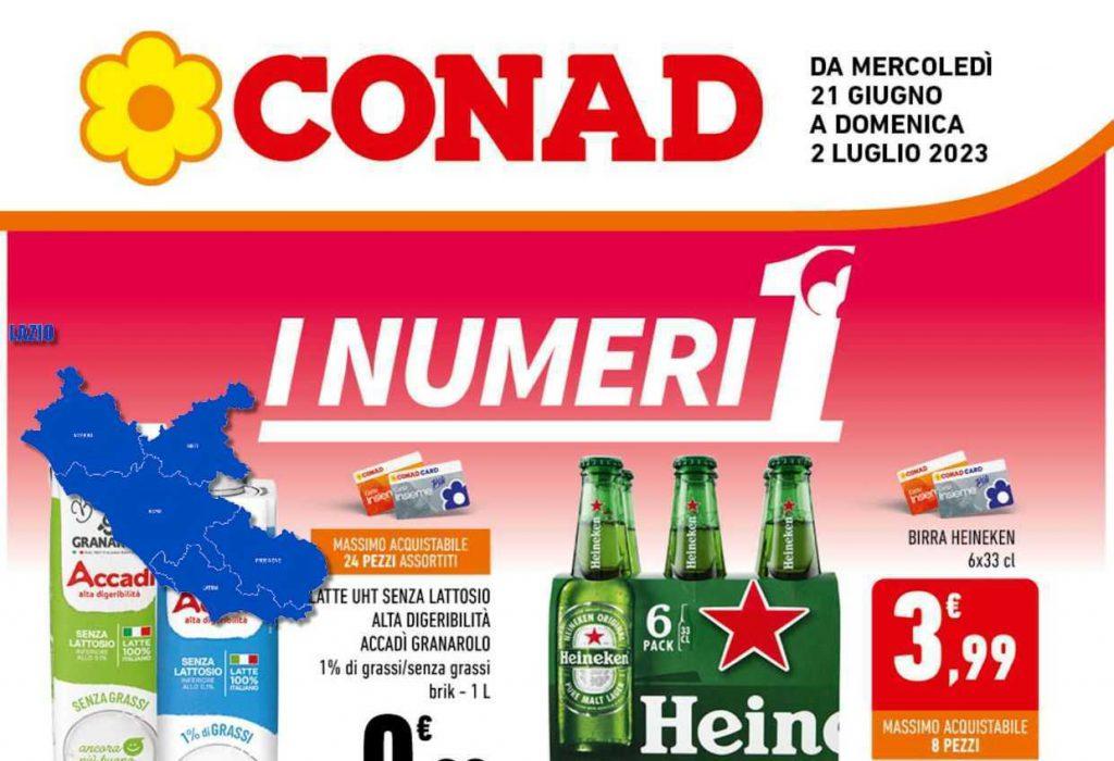 Volantino Conad Lazio dal 21 giugno al 2 luglio 2023