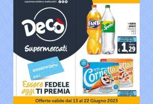 Volantino Decò Supermercati dal 13 al 22 giugno 2023