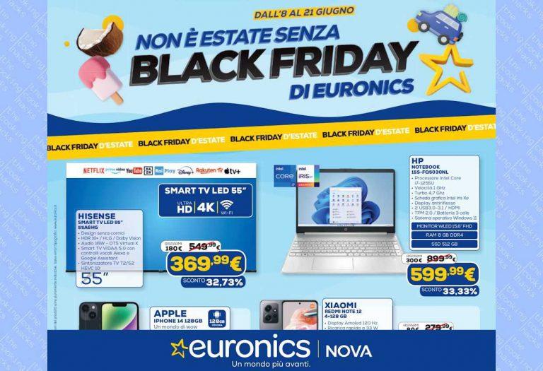 Volantino Euronics dal 8 al 21 giugno 2023