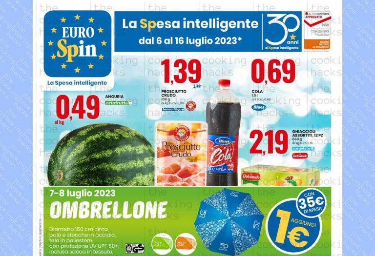 Volantino Eurospin dal 6 al 16 luglio 2023