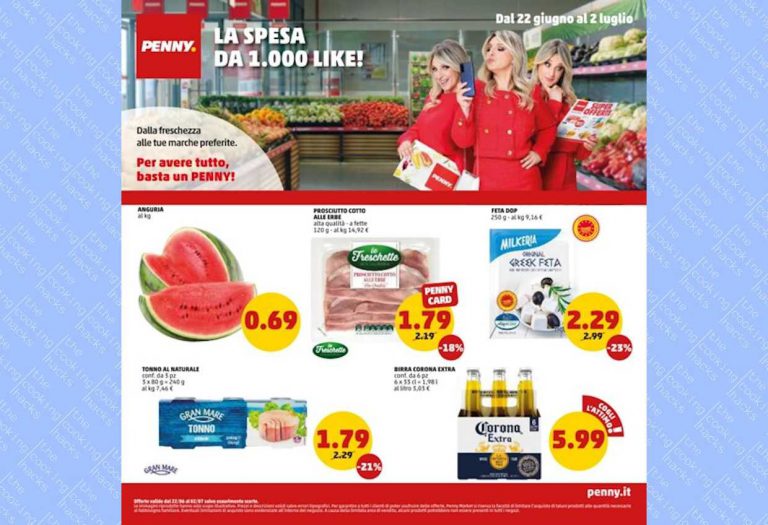 Volantino Penny dal 22 giugno al 2 luglio 2023
