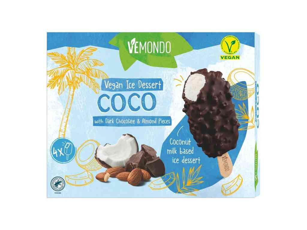 Gelato vegano al cocco Vemondo Lidl