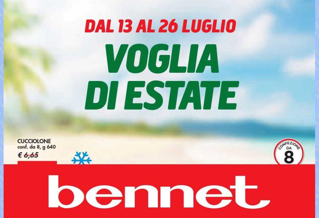 Volantino Bennet dal 13 al 26 luglio 2023