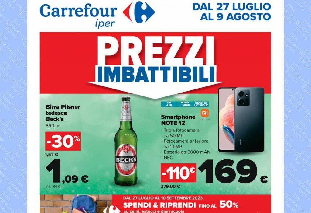 Volantino Carrefour Iper dal 27 luglio al 9 agosto 2023