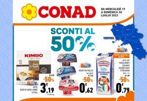 Volantino Conad Campania dal 19 al 30 luglio 2023