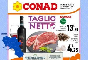 Volantino Conad Campania dal 2 al 13 agosto 2023