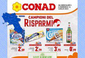 Volantino Conad Campania dal 5 al 16 luglio 2023