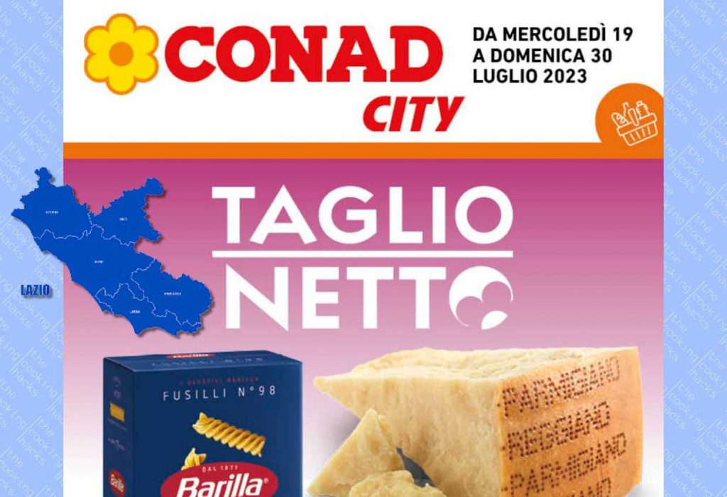 Volantino Conad City Lazio dal 19 al 30 luglio 2023