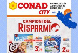 Volantino Conad City Lazio dal 5 al 16 luglio 2023