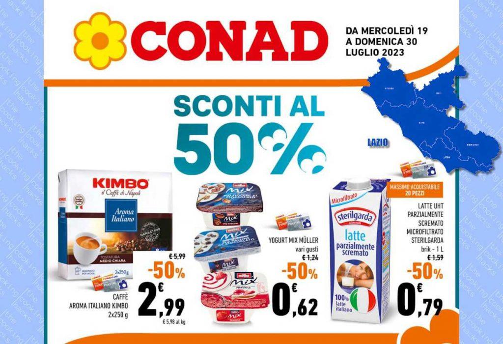 Volantino Conad Lazio dal 19 al 30 luglio 2023