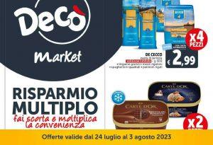 Volantino Decò Market dal 24 luglio al 3 agosto 2023