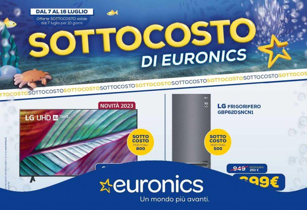 Volantino Euronics dal 7 al 16 luglio 2023