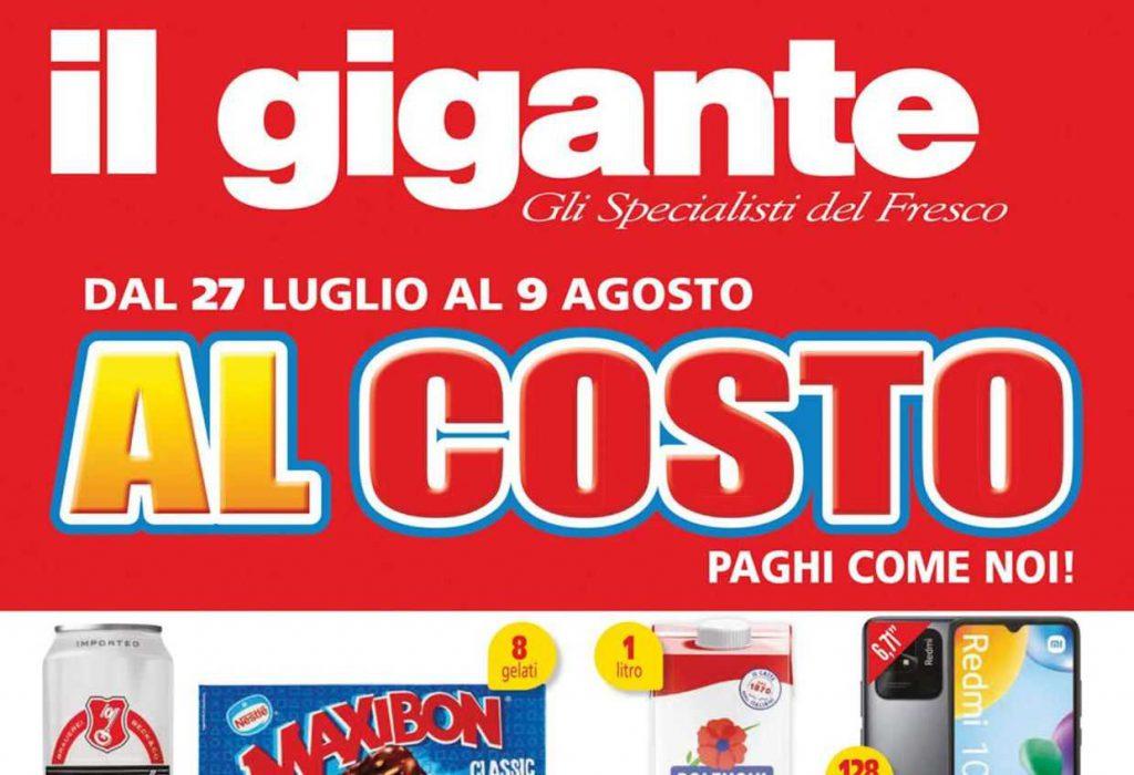 Volantino Il Gigante dal 27 luglio al 9 agosto 2023