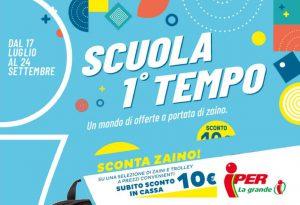 Volantino Iper Scuola dal 17 luglio al 24 settembre 2023