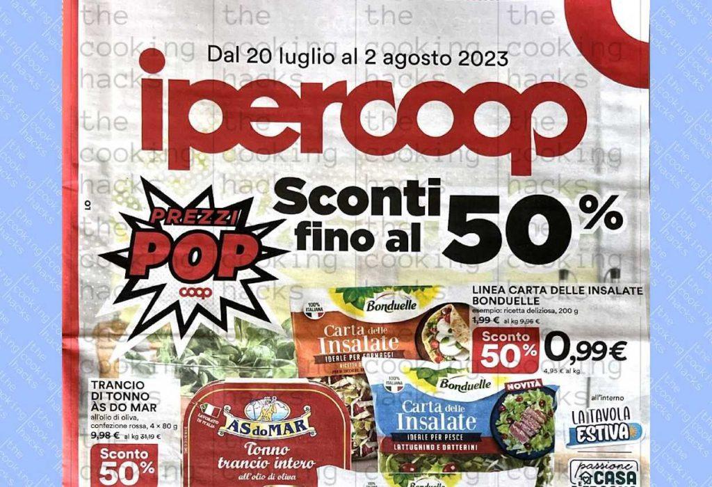 Volantino Ipercoop dal 20 luglio al 2 agosto 2023