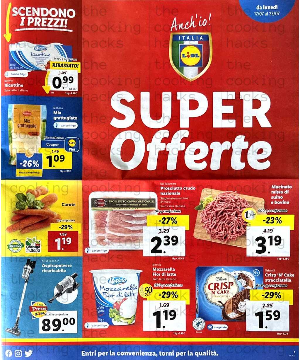 Volantino Lidl dal 17 al 23 luglio 2023