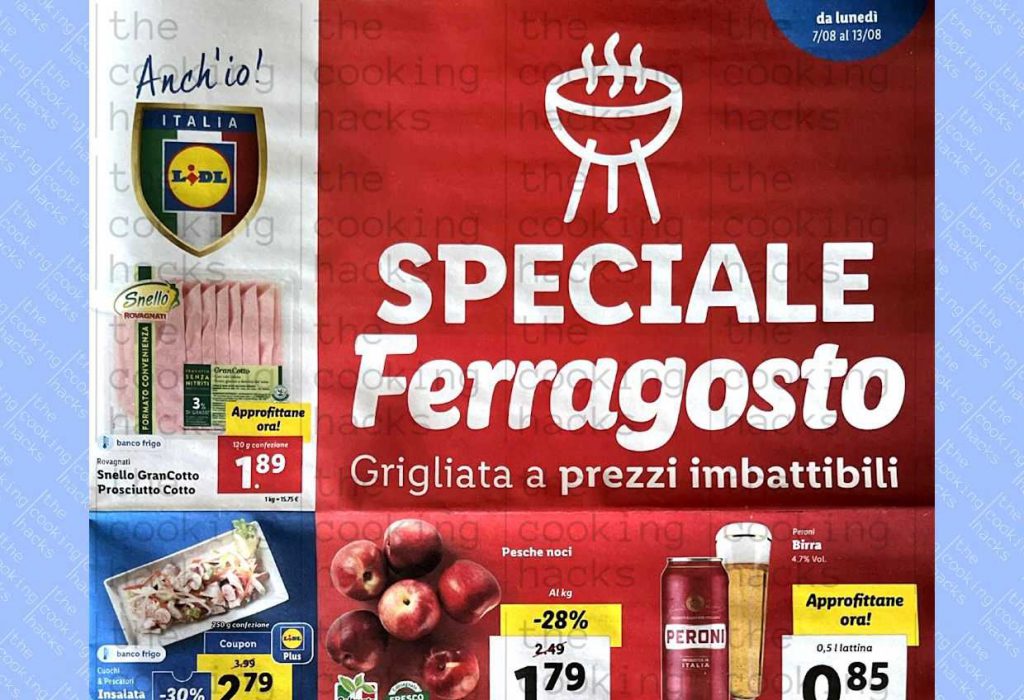 Volantino Lidl dal 7 al 13 agosto 2023