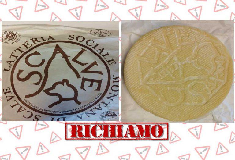 Richiamata formaggella per presenza di Escherichia Coli