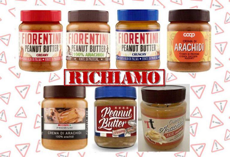 Richiamata crema di arachidi spalmabile per possibile presenza di corpi estranei metallici