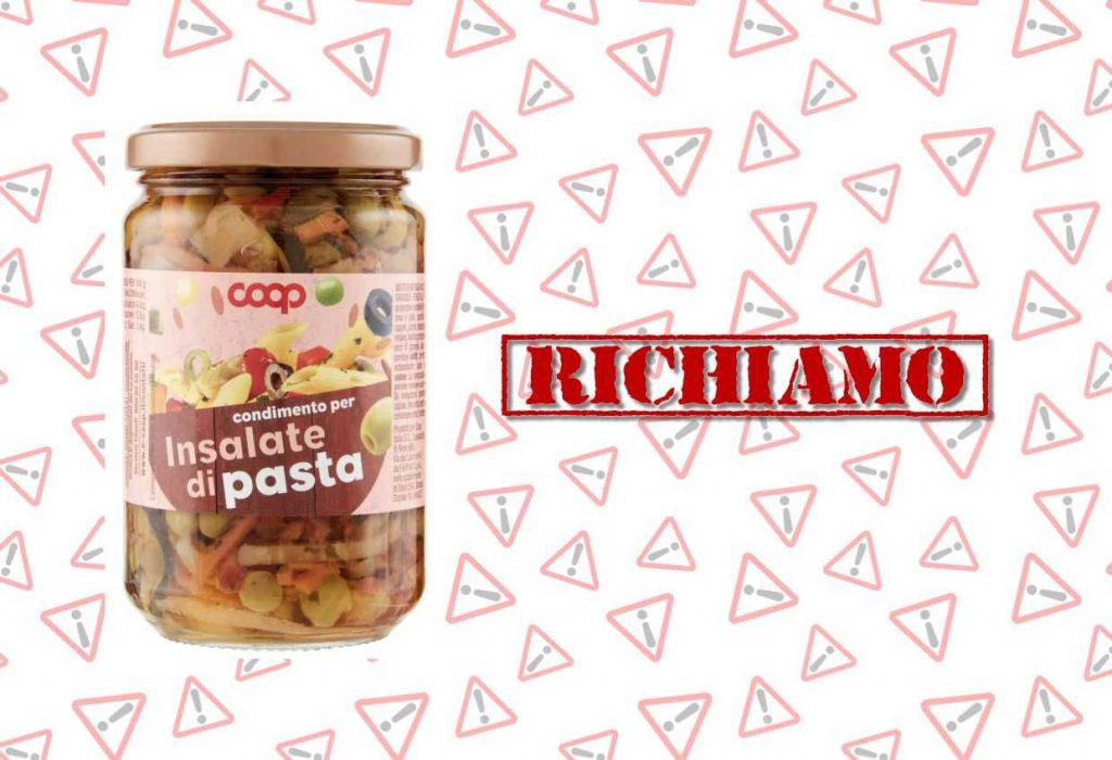 Richiamato condimento per insalata di pasta per possibile rischio fisico