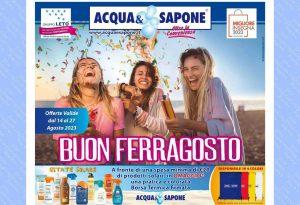 Volantino Acqua e Sapone Sicilia dal 14 al 27 agosto 2023