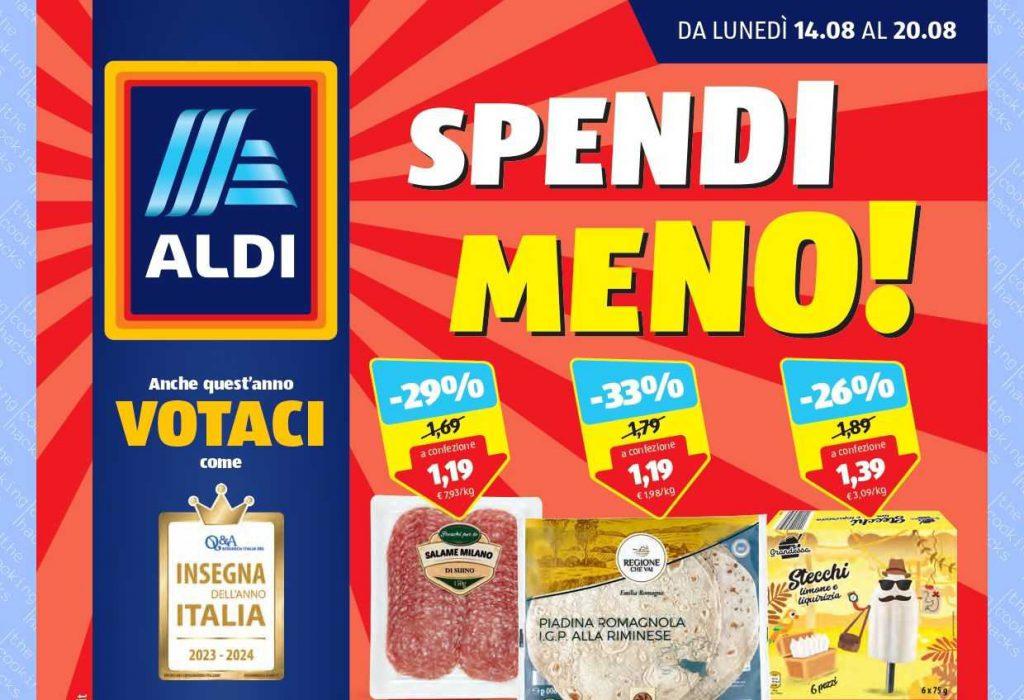 Volantino Aldi dal 14 al 20 agosto 2023