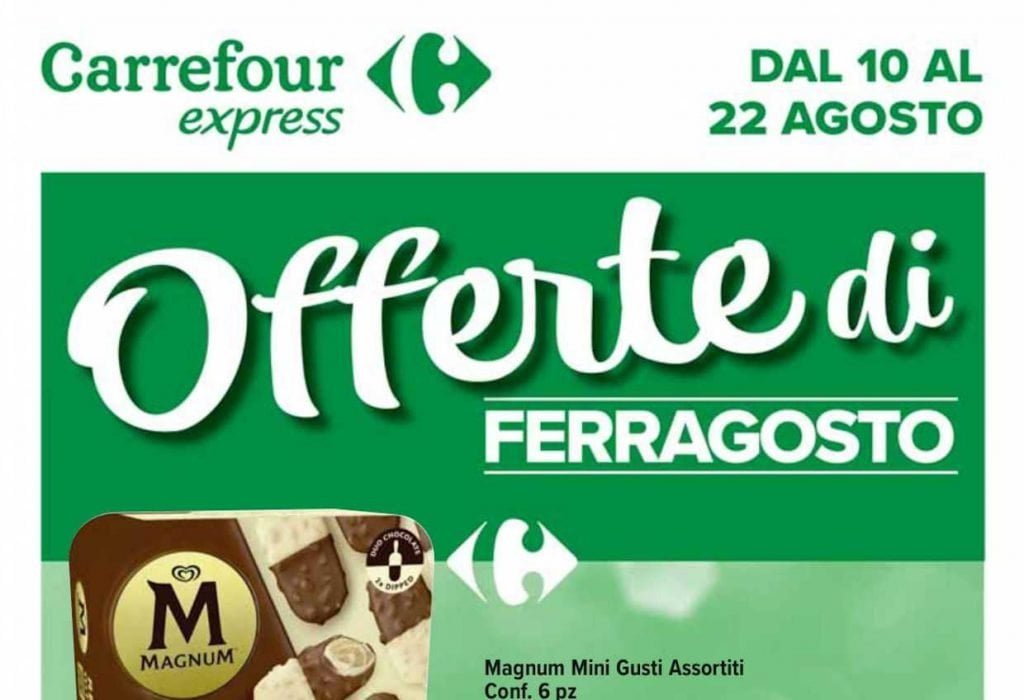 Volantino Carrefour Express dal 10 al 22 agosto 2023