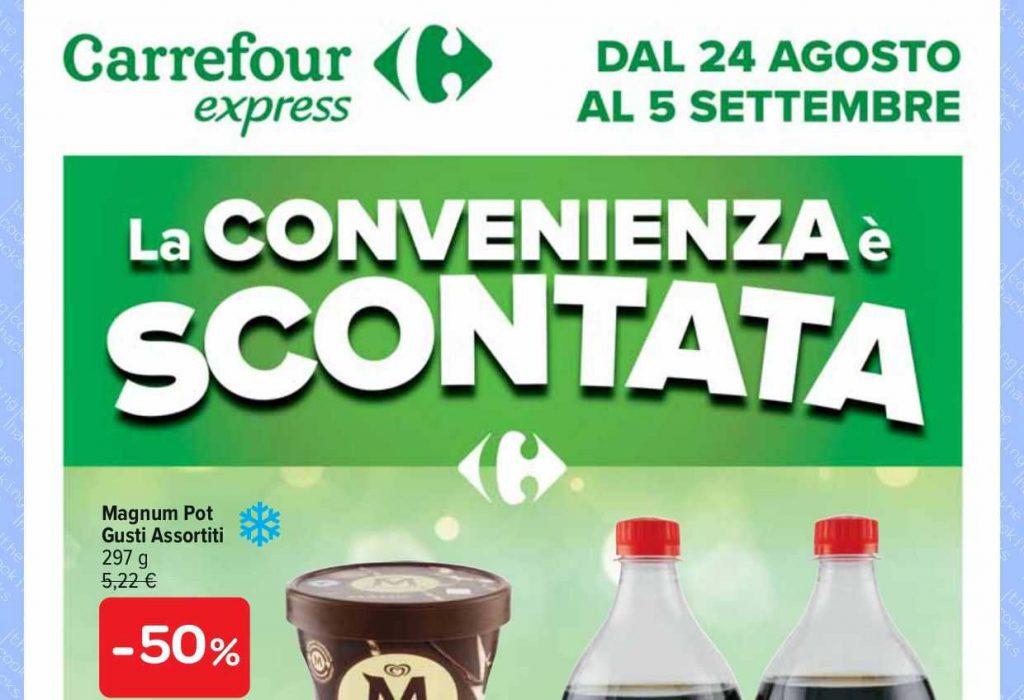 Volantino Carrefour Express dal 24 agosto al 5 settembre 2023