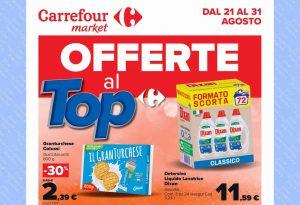 Volantino Carrefour Market dal 21 al 31 agosto 2023