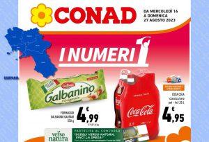 Volantino Conad Campania dal 16 al 27 agosto 2023