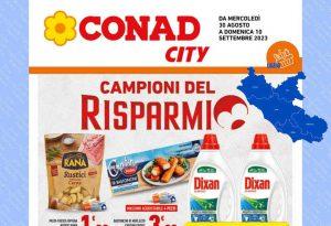 Volantino Conad City Lazio dal 30 agosto al 10 settembre 2023