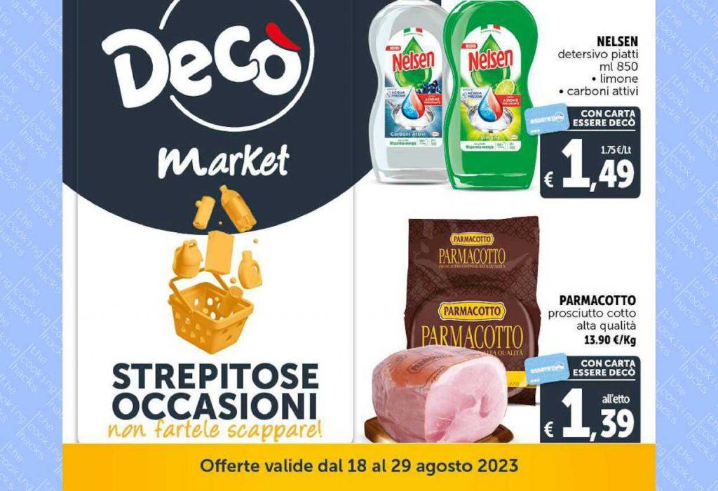 Volantino Decò Market dal 18 al 29 agosto 2023