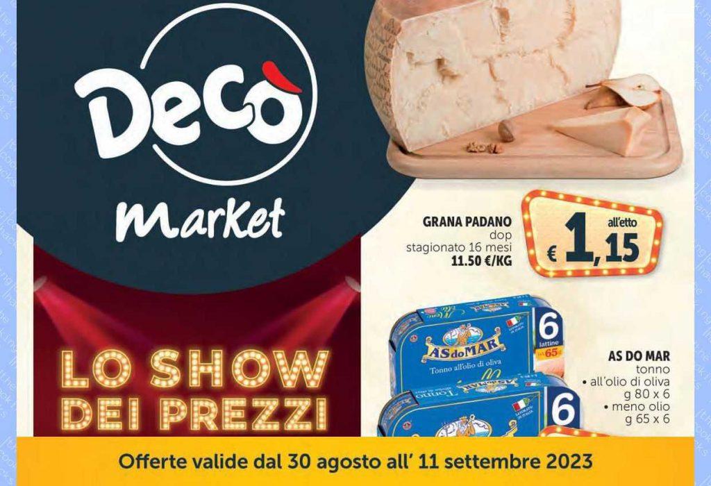 Volantino Decò Market dal 30 agosto al 11 settembre 2023