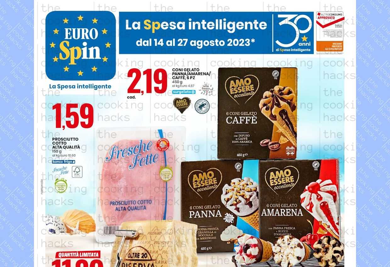 Volantino Eurospin dal 14 al 27 agosto 2023
