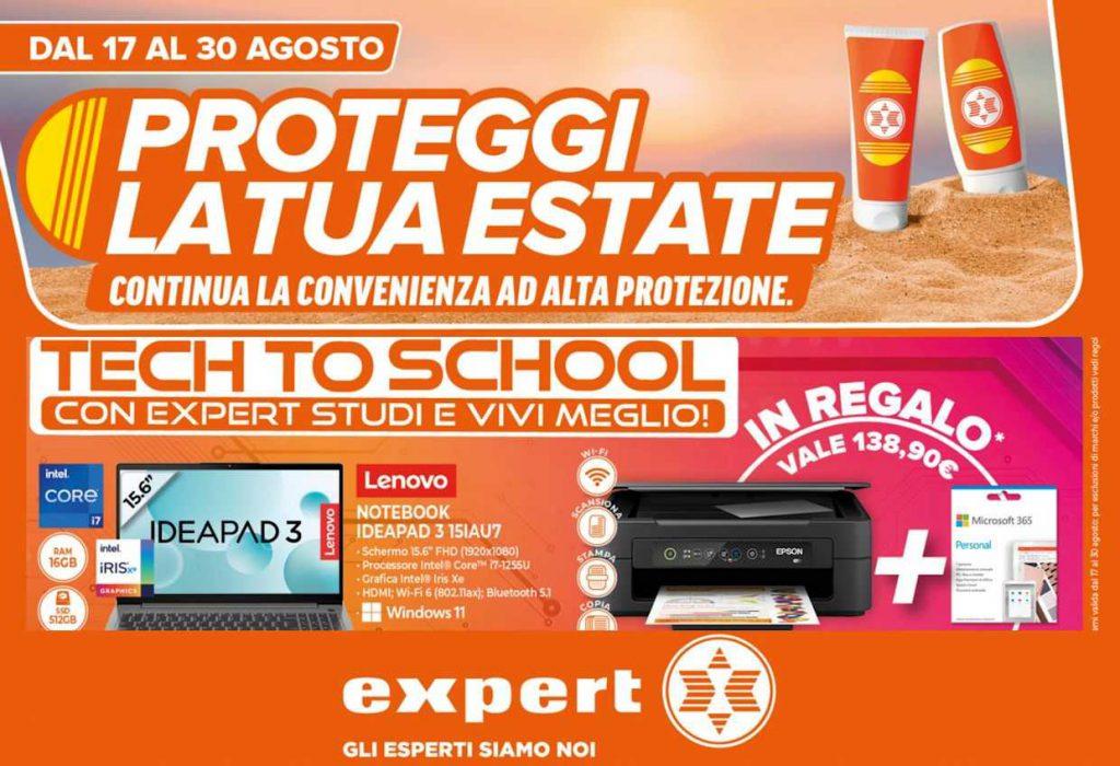 Volantino Expert dal 17 al 30 agosto 2023