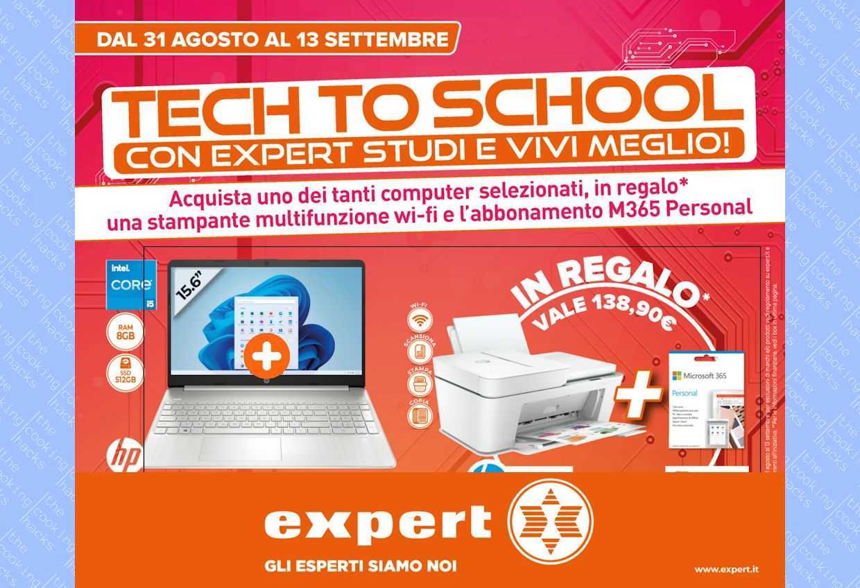 Volantino Expert dal 31 agosto al 13 settembre 2023