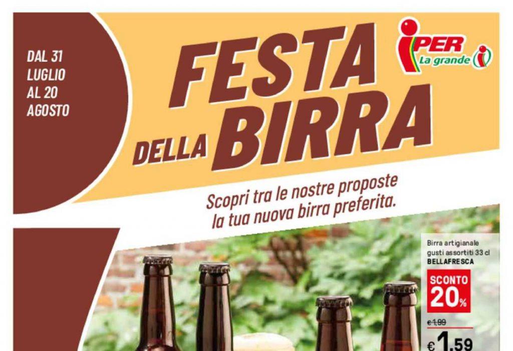 Volantino Iper Festa della Birra dal 31 luglio al 20 agosto 2023