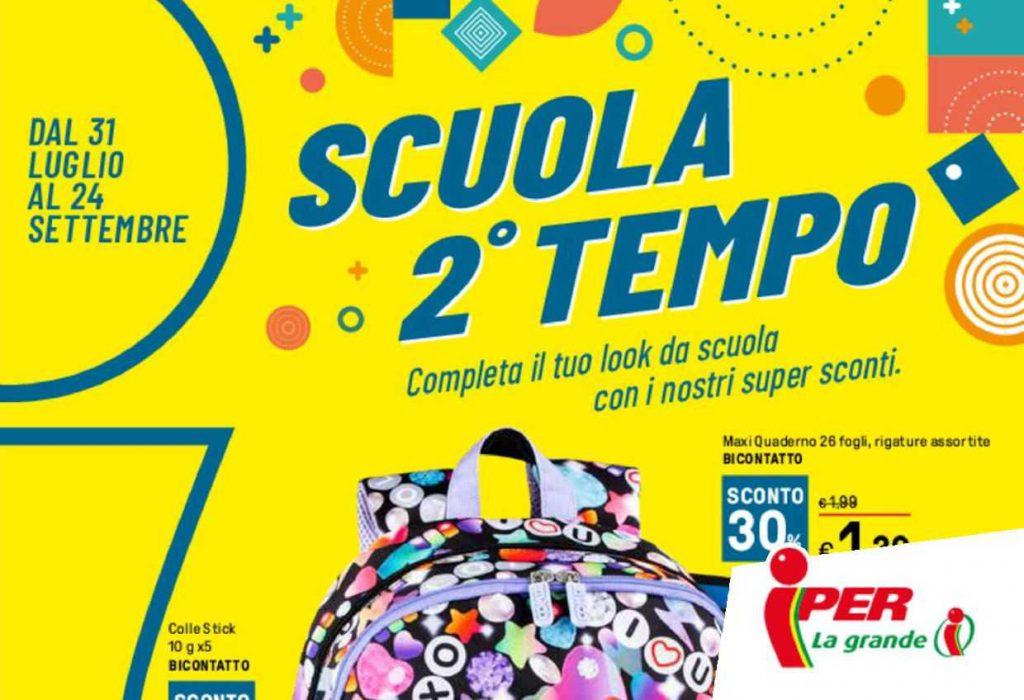 Volantino Iper Scuola dal 31 luglio al 24 settembre 2023