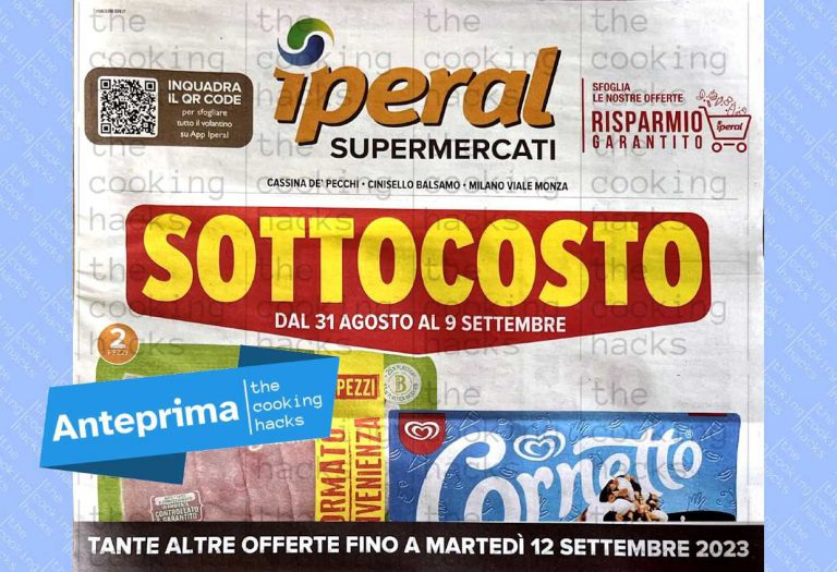 Volantino Iperal dal 31 agosto al 12 settembre 2023