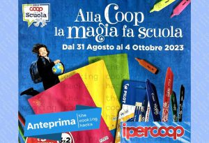 Volantino Ipercoop Scuola dal 31 agosto al 4 ottobre 2023