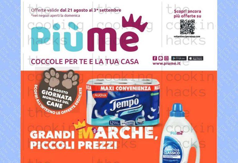 Volantino Ipersoap PiùMe dal 21 agosto al 3 settembre 2023