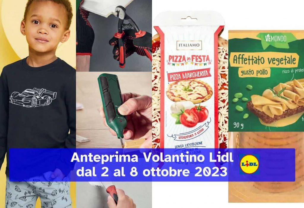 Anteprima del volantino Lidl dal 2 al 8 ottobre 2023