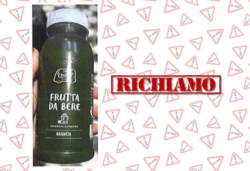 Richiamato estratto di frutta e verdura per errata etichettatura