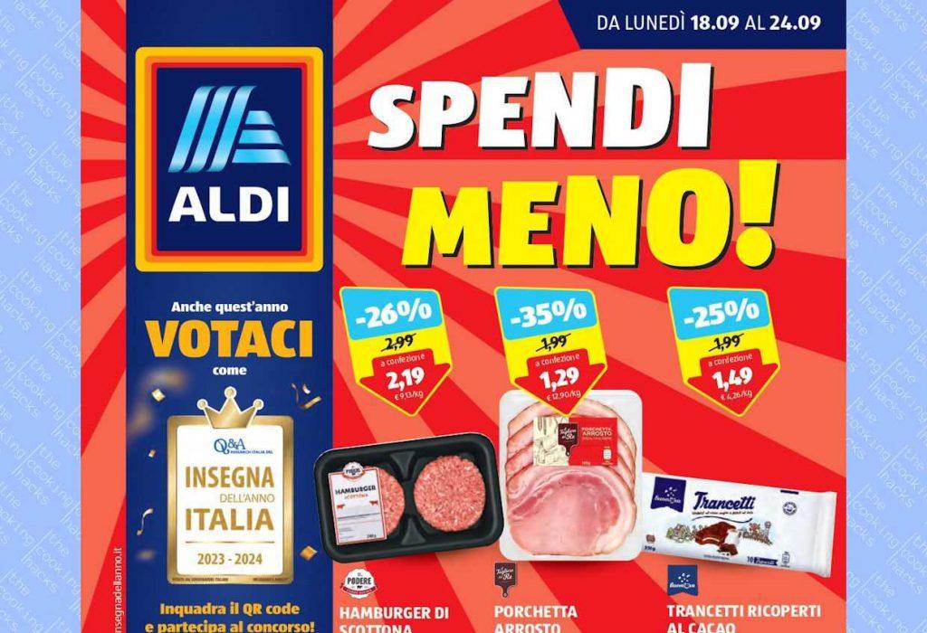 Volantino Aldi dal 18 al 24 settembre 2023