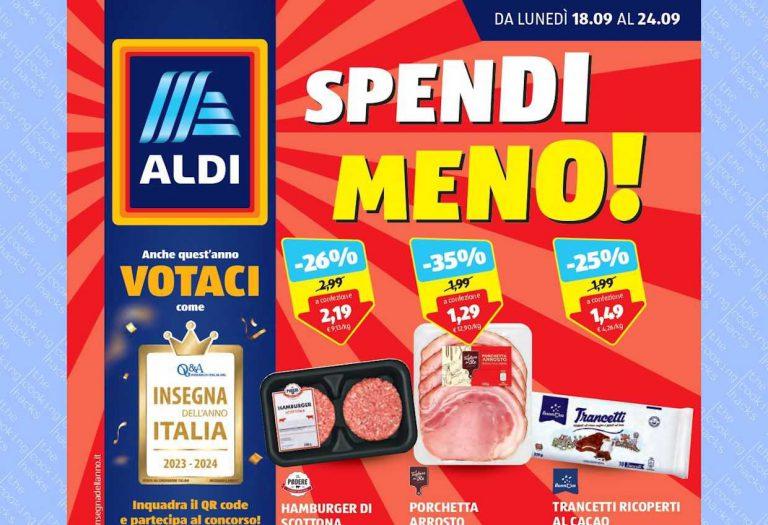 Volantino Aldi dal 18 al 24 settembre 2023