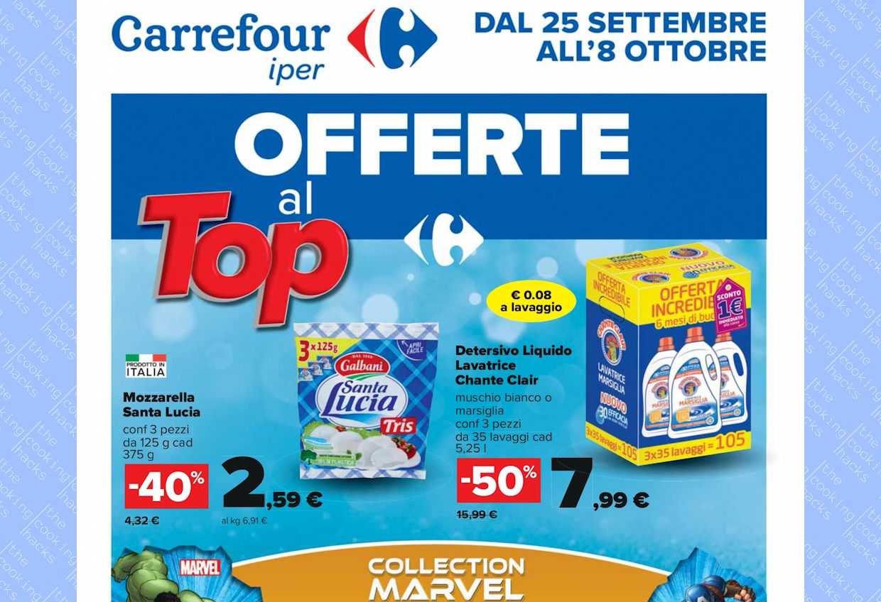 Volantino Carrefour Iper dal 25 settembre al 8 ottobre 2023