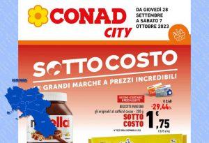 Volantino Conad City Campania dal 28 settembre al 7 ottobre 2023