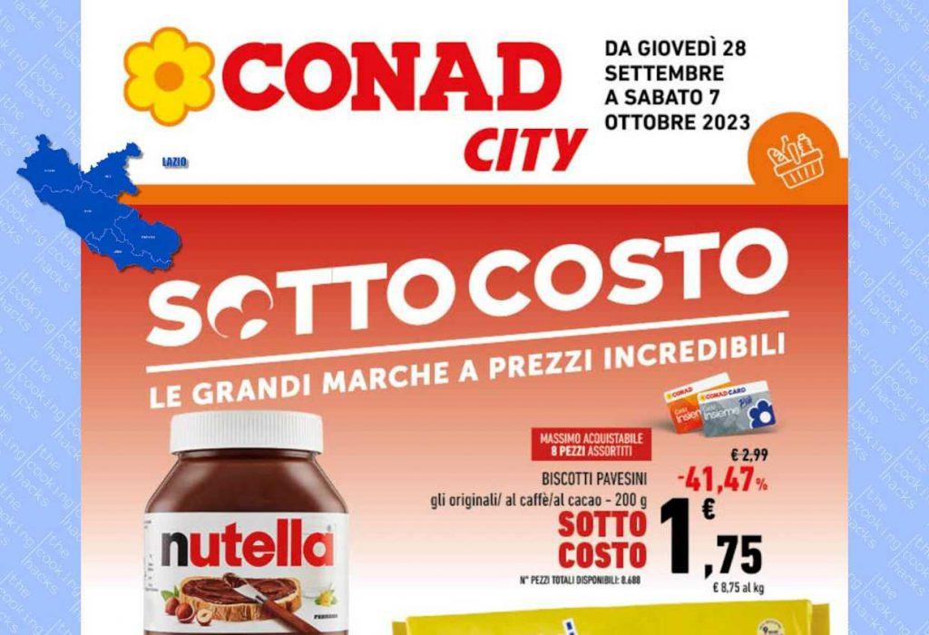 Volantino Conad City Lazio dal 28 settembre al 7 ottobre 2023