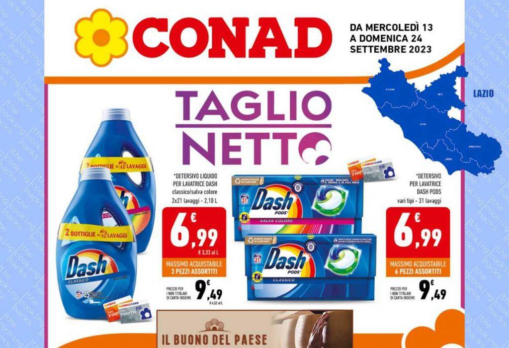 Volantino Conad Lazio dal 13 al 24 settembre 2023