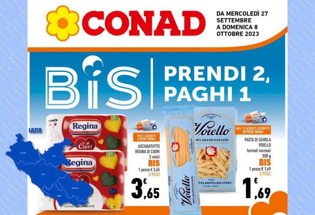 Volantino Conad Lazio dal 27 settembre al 8 ottobre 2023